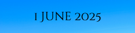 1 June
