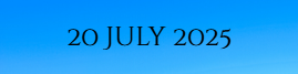 20 July 2025
