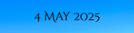 4 May 2025