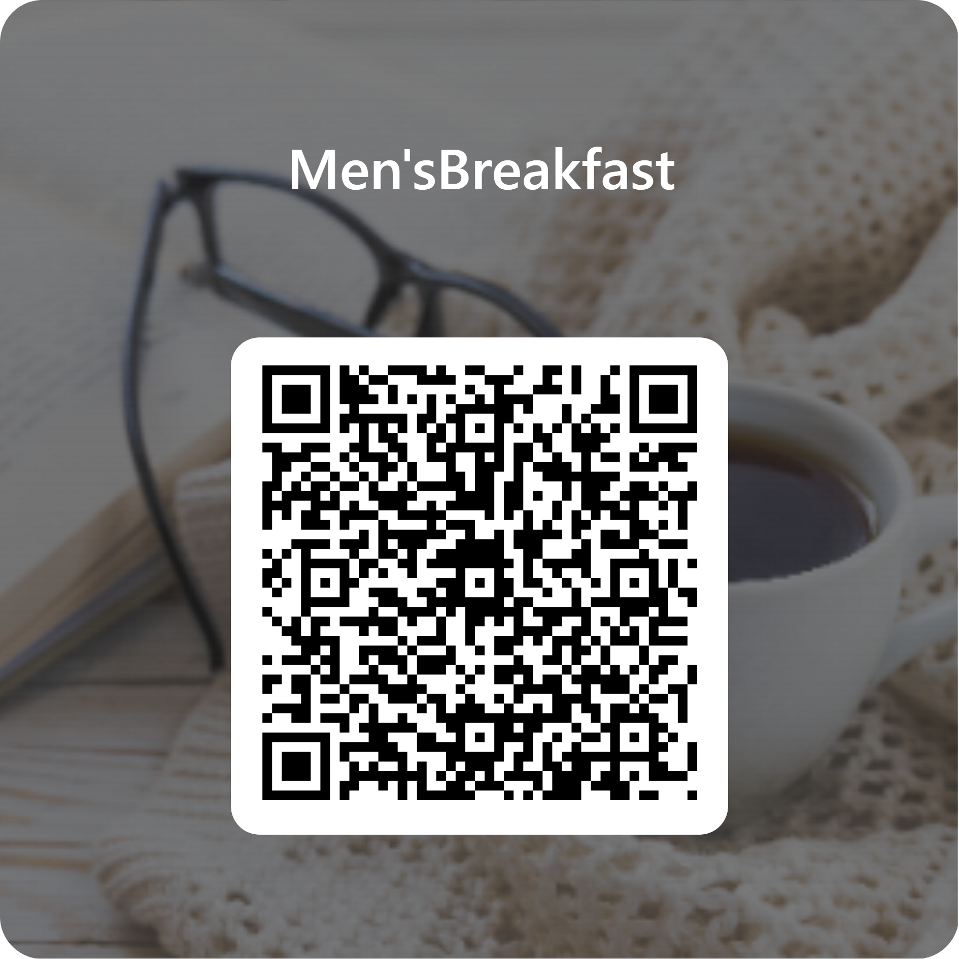 Qrcode For Mensbreakfast