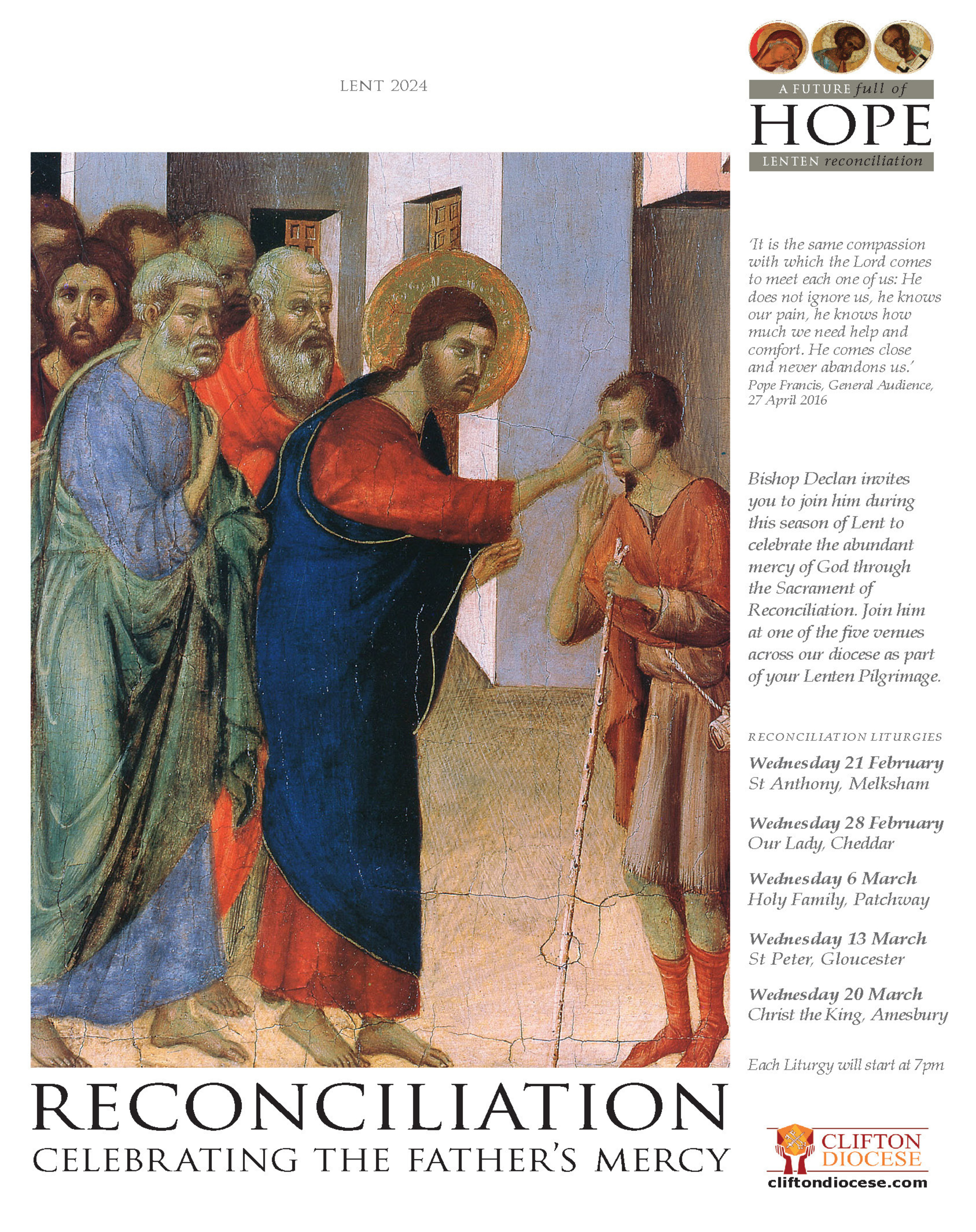 Lenten Penitentials Poster 2024