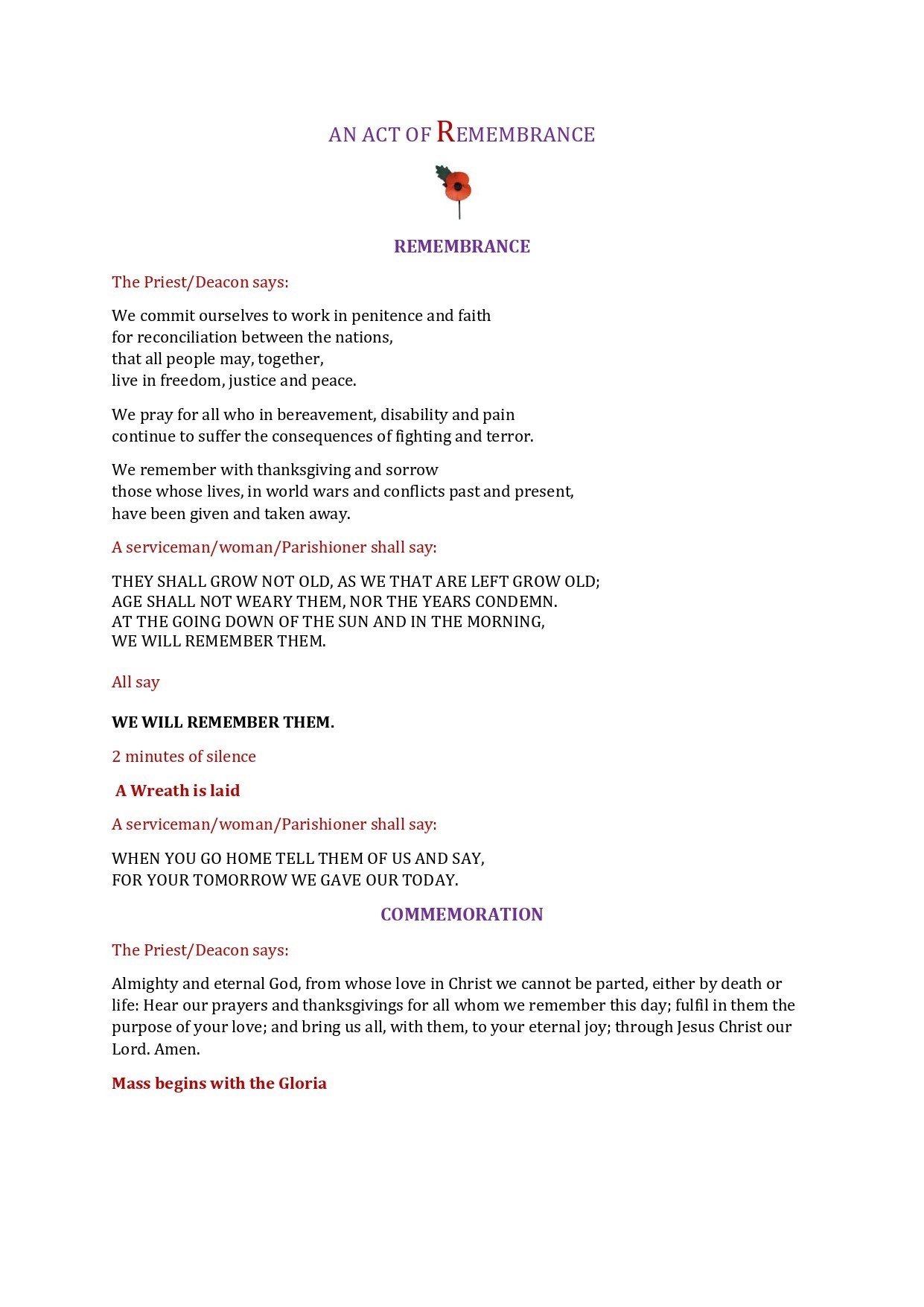 2023   Act Of Remembrance Page 0001