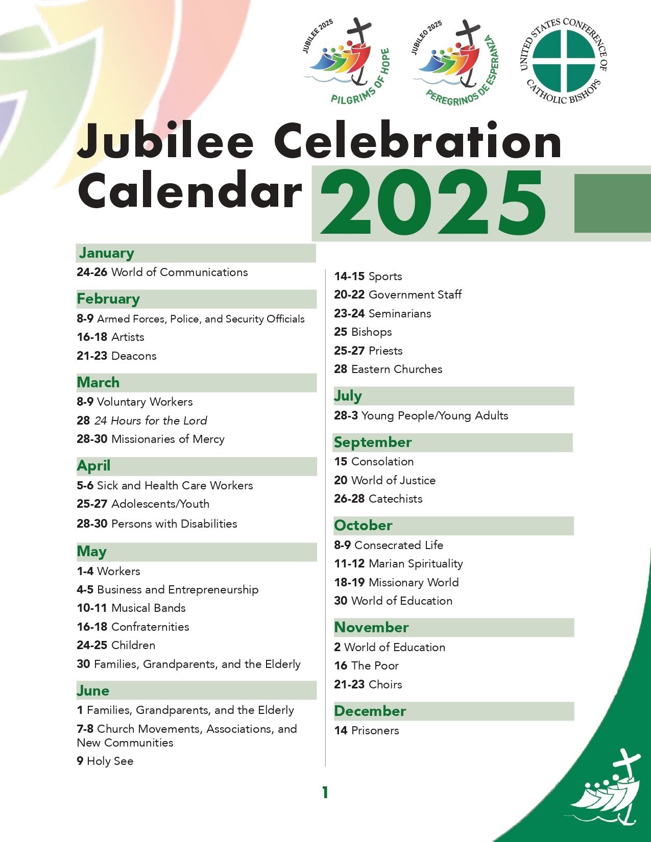 Jubilee Celebration Calendar Page 0001