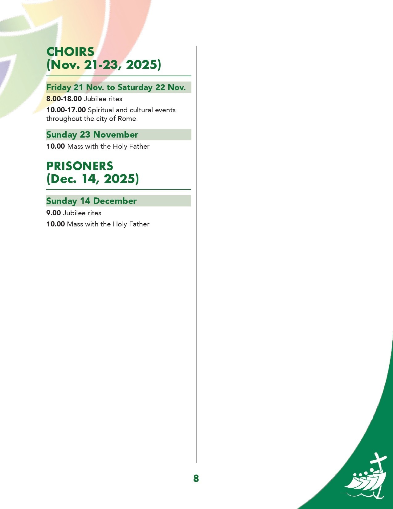 Jubilee Celebration Calendar Page 0008