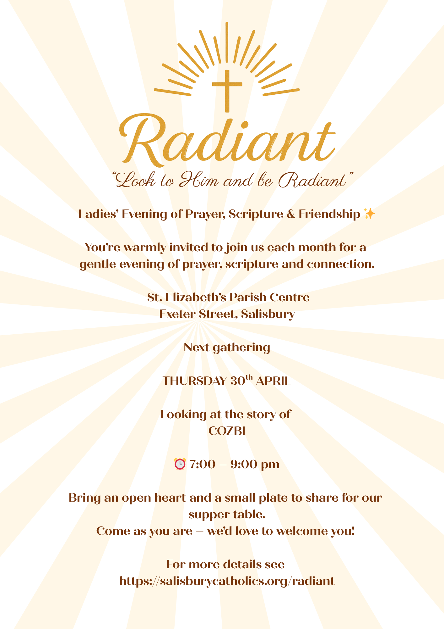 Look To Him And Be Radiant 1
