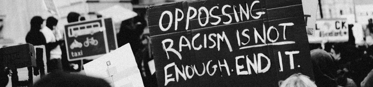 Opposing Racism Banner