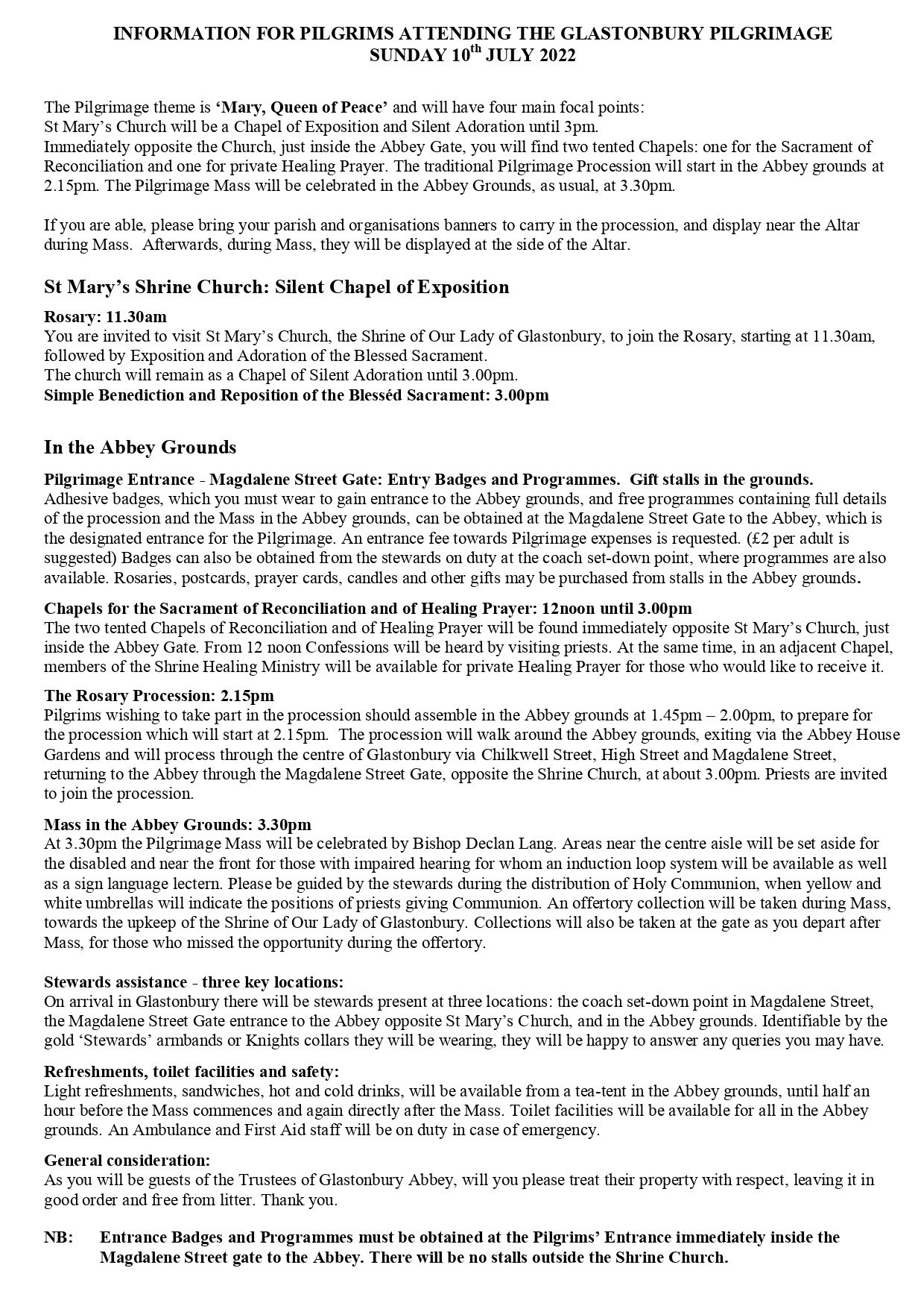 Pilgrimage Information Sheet 22 Page 0001