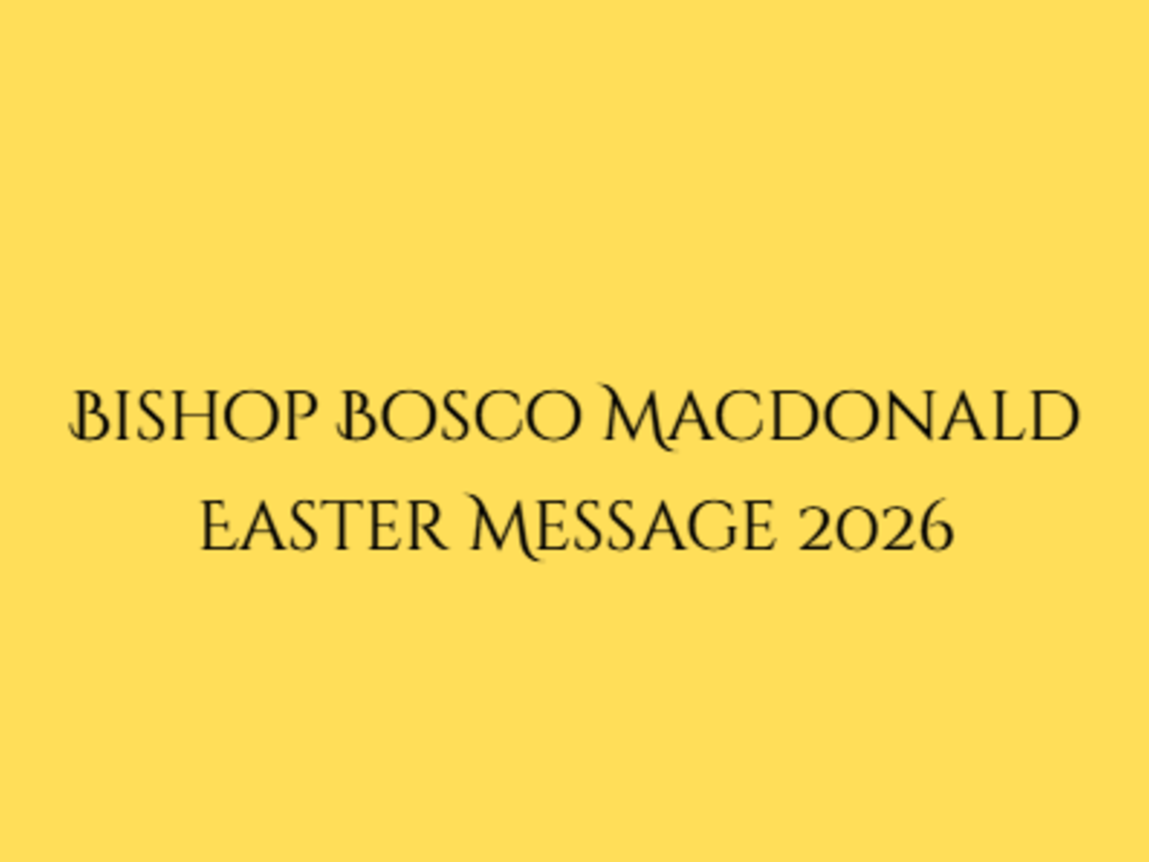 Bosco Easter