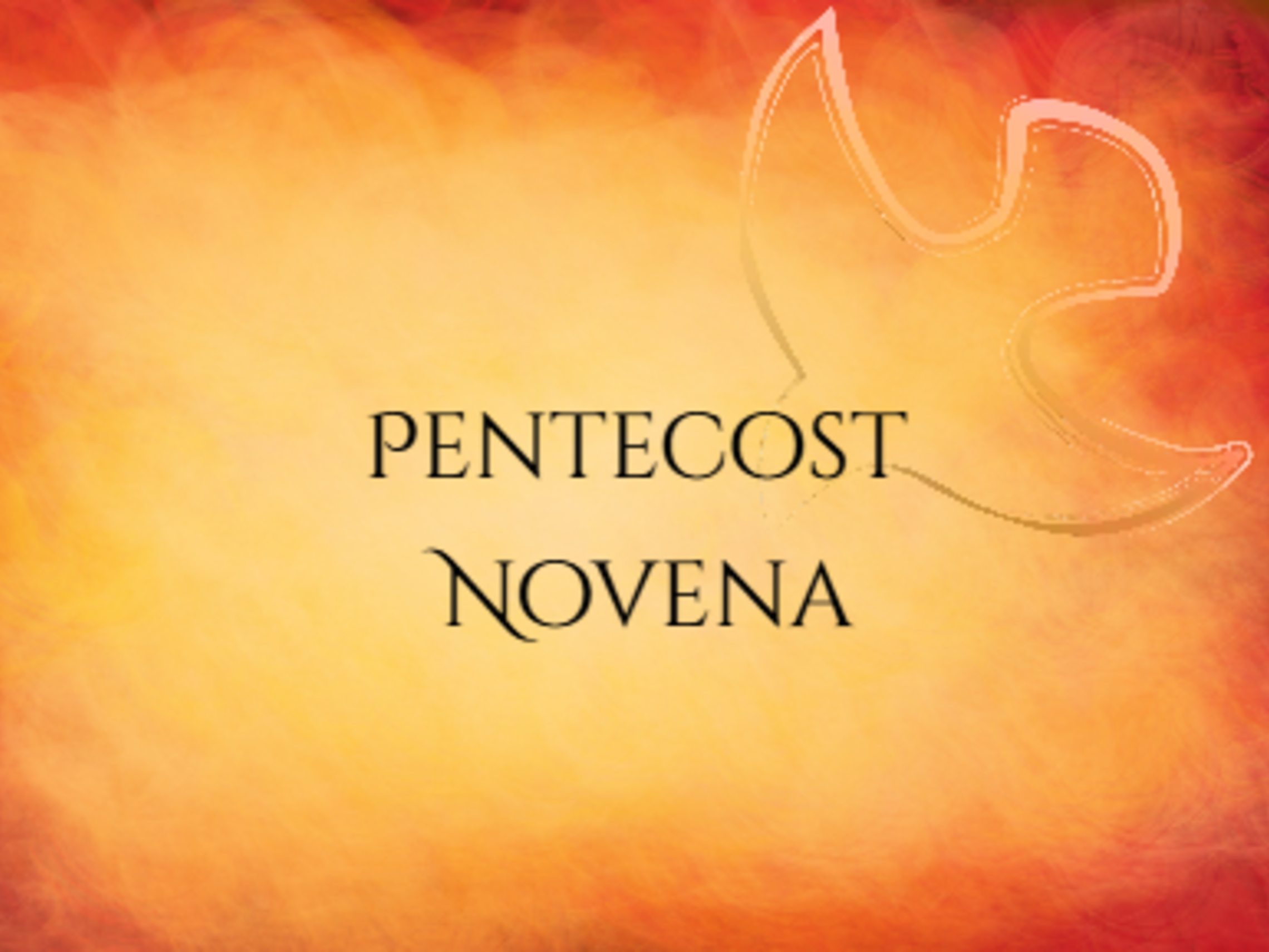 Pentecost Novena