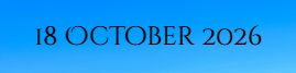Tisbury 18 Oct